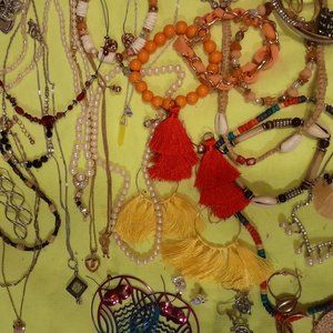 Huge LOT of used Costume Jewelry